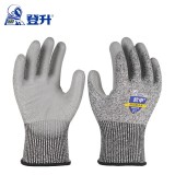 登升 659 防切割PU涂掌歐標5級抗撕裂防刺穿防護手套