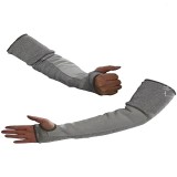 海太爾 90-003縫皮防割護臂特種皮防割耐磨抗撕裂46CM灰色護袖