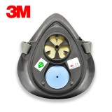 3M 3200半面具 噴漆實(shí)驗(yàn)防煙防塵化工 氣體農(nóng)藥油漆防護(hù)面具